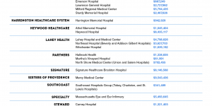 Hospitals by Provider Group